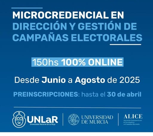La Universidad de Murcia lanza un microcrédito en dirección y gestión de campañas electorales