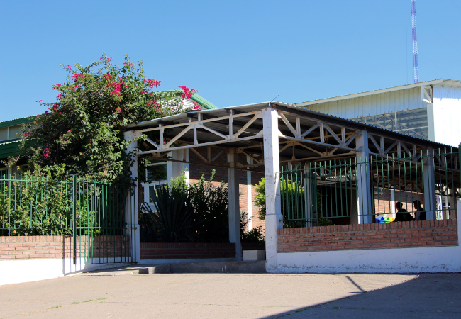 Nivel de acatamiento del paro en el Colegio San Martín es alto