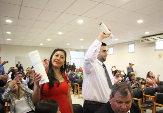 Colación de grado y un nuevo aniversario de la sede Aimogasta